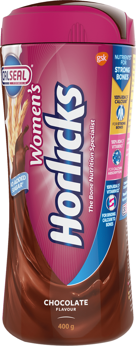 Women's Horlicks - Health & Nutrition Drink (chocolate Flavor) 400gm Pet Jar