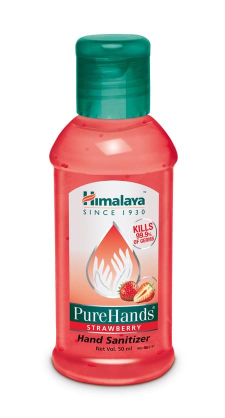 Himalaya Pure Hands Sanitizer Strawberry 50 Ml