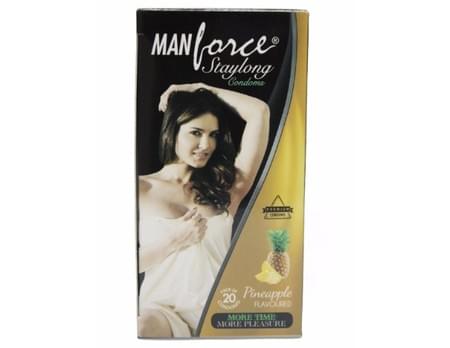 Manforce Staylong Pineapple Flavoured Condoms Pack Of 20