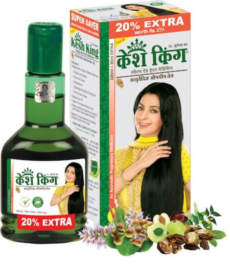 Kesh King Ayurvedic Saclp And Hair Medicinal Oil 120 Ml