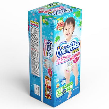 Mamypoko Pants Airfit Diapers Ultra Premium For Boys Extra Large Size Pack Of 38
